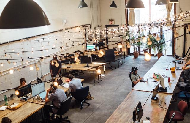 Open plan office